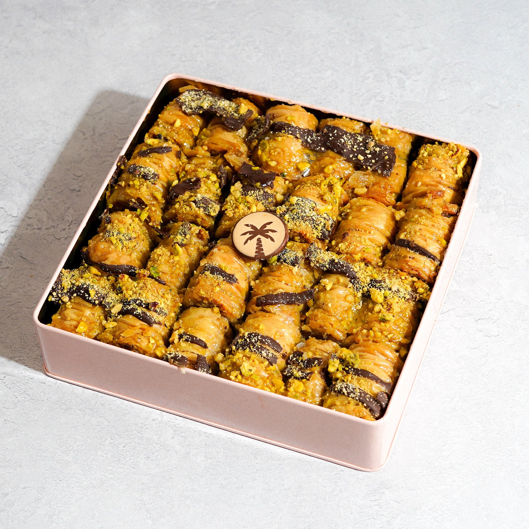 Chocolate Pistachio Baklava Bites - 20 Pack