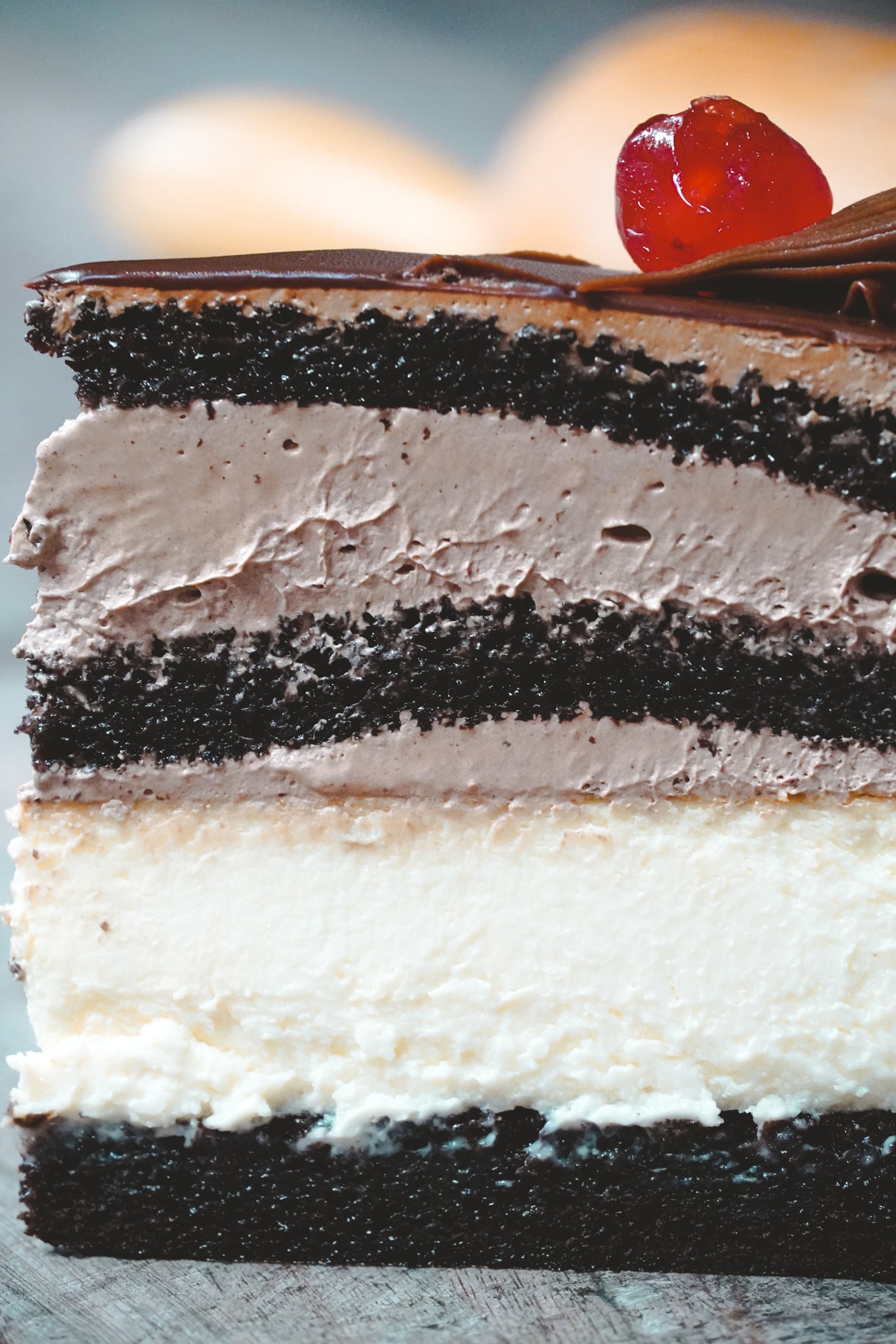 Boston Cream Cheesecake