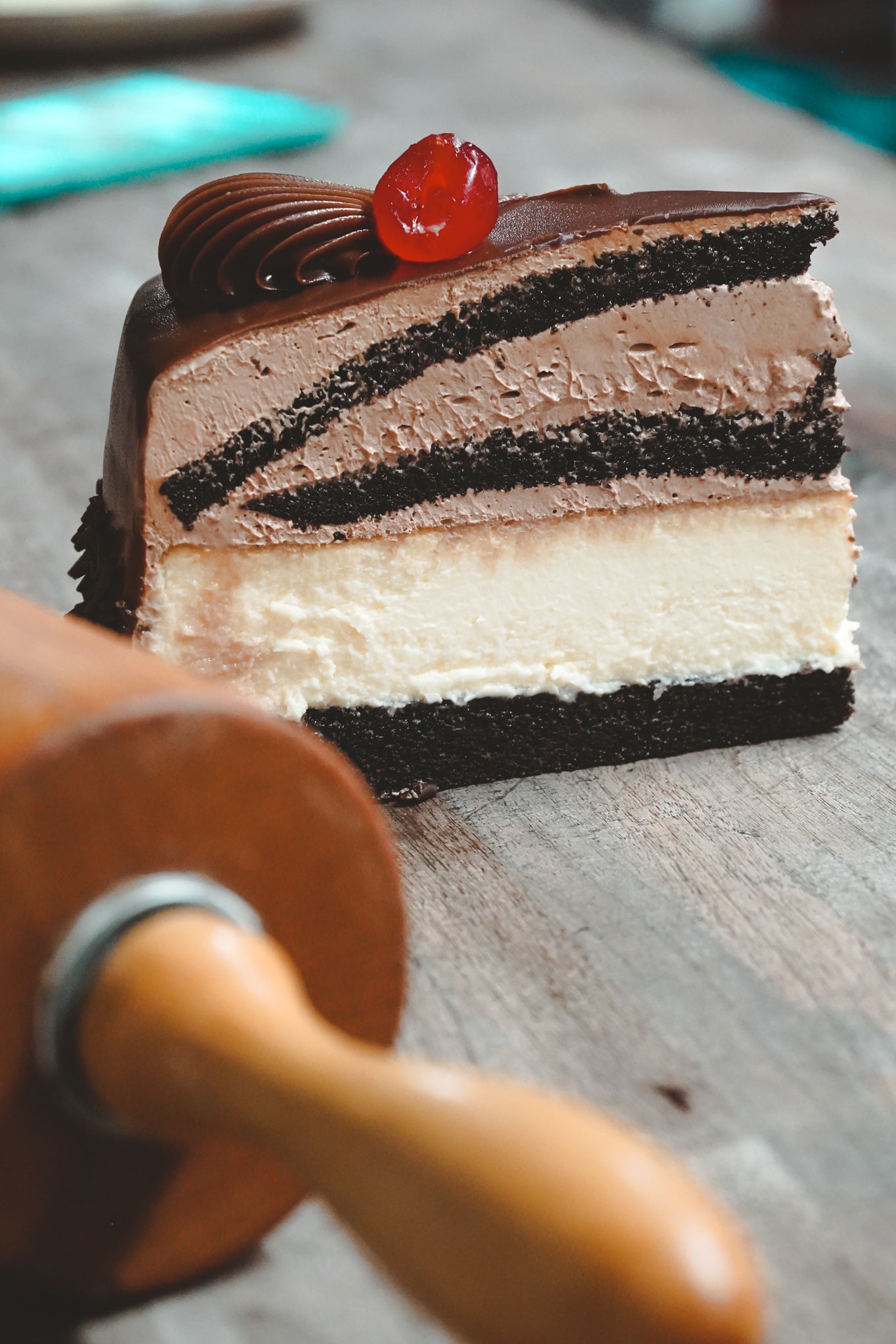 Boston Cream Cheesecake